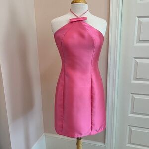 Hutch bow pink halter